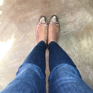 AGL Attilio Giusti Leombruni Rose Ballet Flats